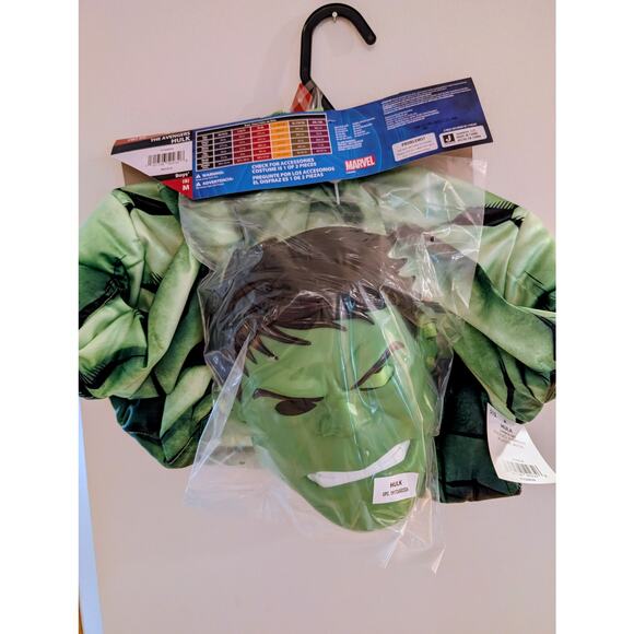 New Marvel Hulk Muscle Halloween Costume - Youth Size M - Picture 2 of 2